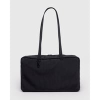 BAGGU Medium Nylon Bowler Bag Black