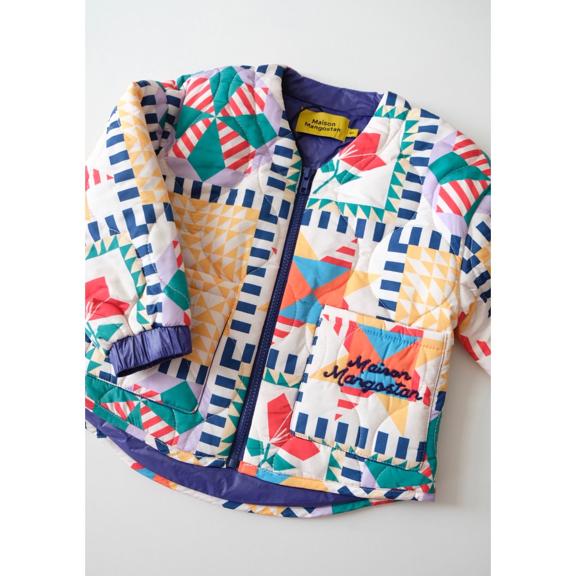 Maison Mangostan パッチワークジャケット4y