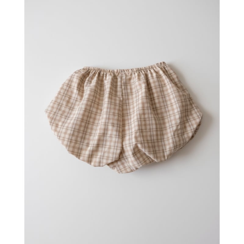 PUMPKIN PANTS check beige(JS(120-130cm)JM(130-1