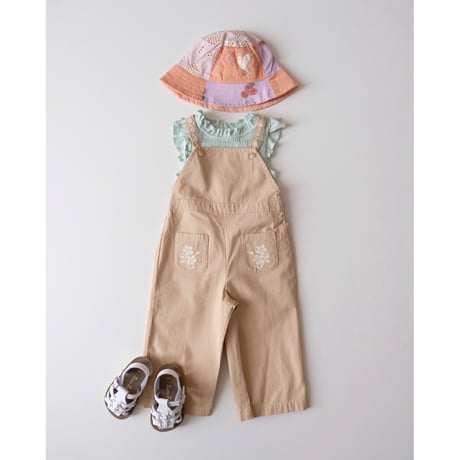 BABY GIRLS MAYA SMOCKED RIBBED TOP