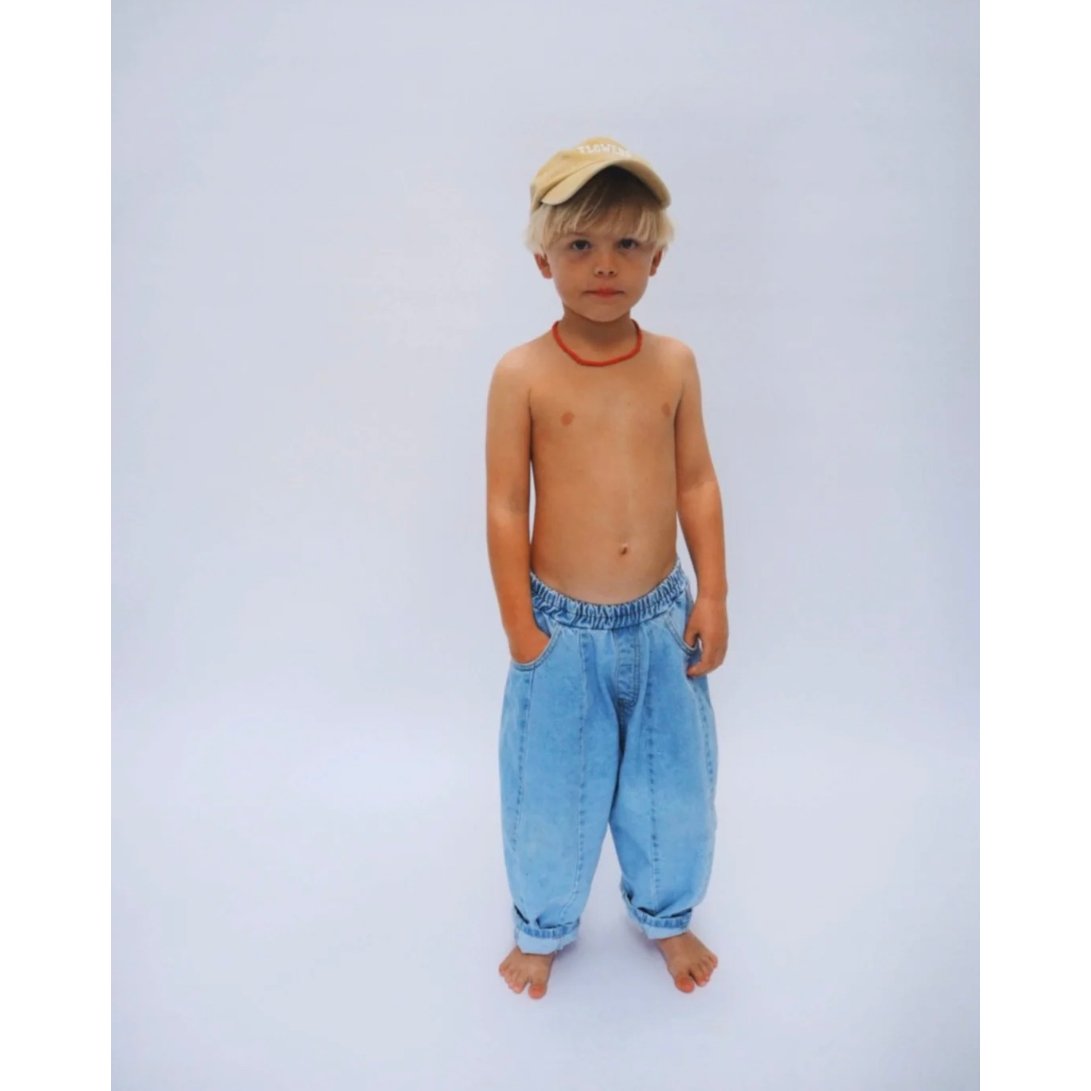 ※本日限りziggyzaza suki denim jean 5-7y 着画あり ZIGGY ZAZA suki denim jean lightwash denim(2-3Y