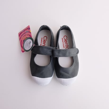 Cienta VELCRO ONE STRAP SHOES antracita/dyed(21(12.5cm))