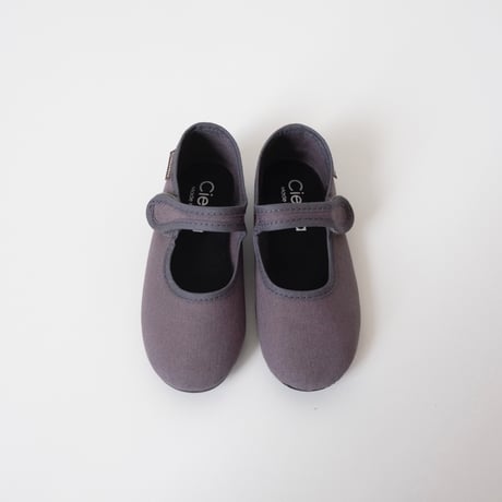 Cienta ONE STRAP BALLET SHOES antracita 500A(23(14cm)～36(22.5cm))