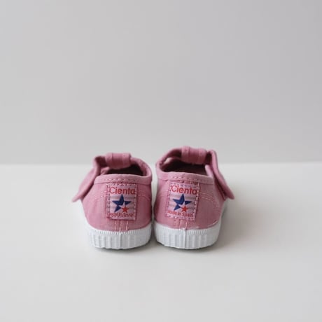 21(12.5cm)ラスト1点 Cienta T STRAP SHOES  rosa/ムラ染め