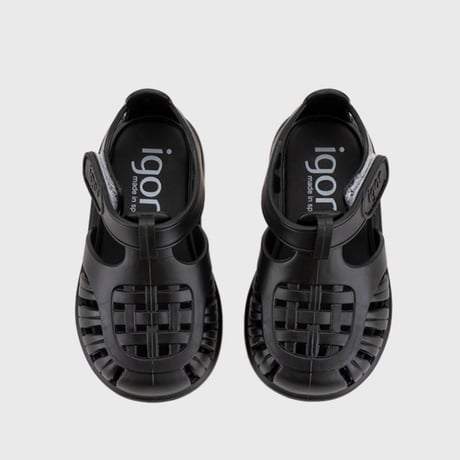 igor TOBBY SOLID NEGRO S10271(19(11cm)～28(17cm)）
