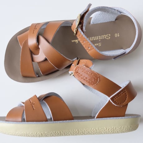 Salt-Water SANDALS SWIMMER Tan(CH6(14cm)～YTH2(21.5cm))