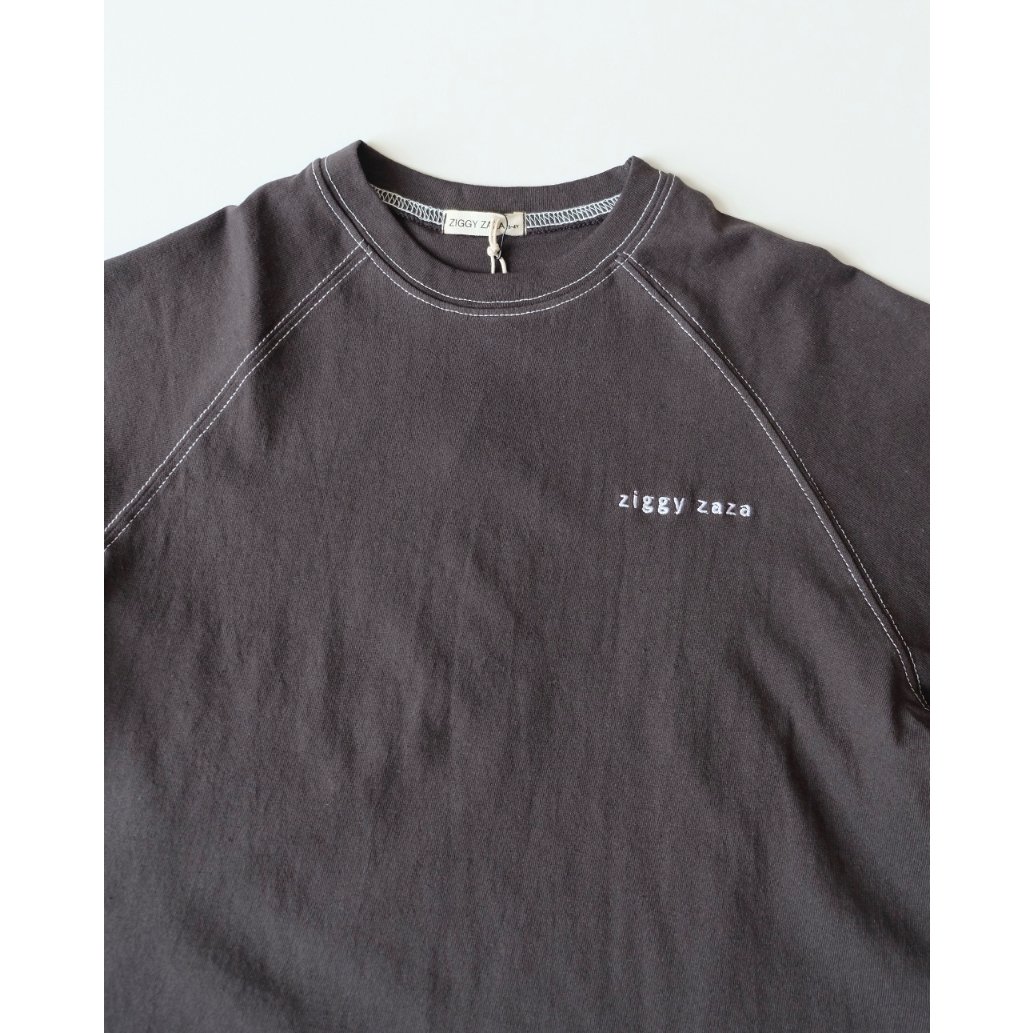 7-9Yラスト1点 ZIGGY ZAZA echo long sleeve tee raven