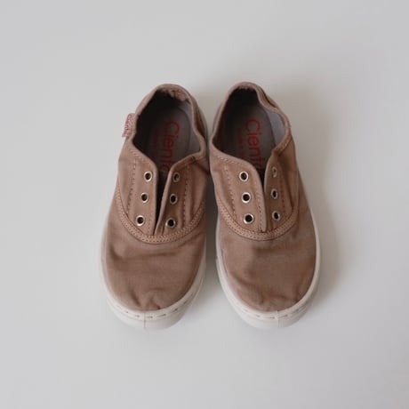 Cienta DECK SHOES beige/ムラ染め 86777(29(18cm)～36(22.5cm))
