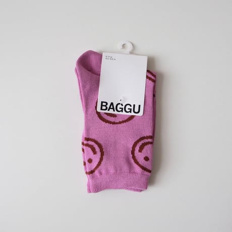 30%OFF BAGGU Crew Sock Ochre Happy