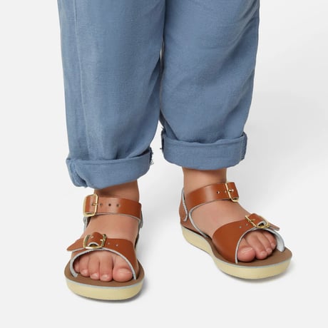 Salt-Water SANDALS SURFER Tan(CH5(13cm)～YTH3(22cm))