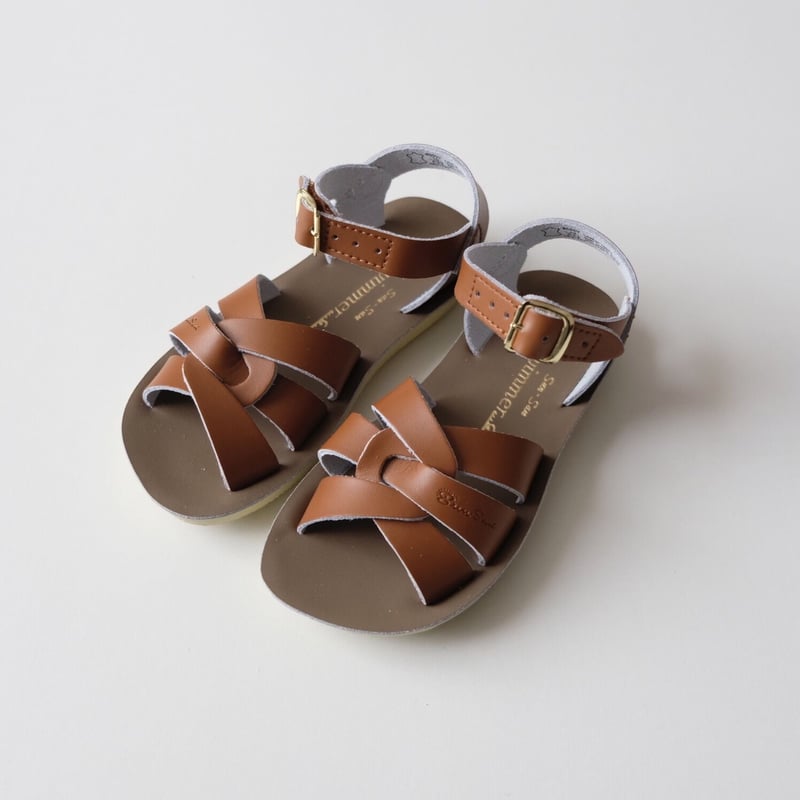 Salt-Water SANDALS SWIMMER Tan(CH6(14cm)CH8(15.