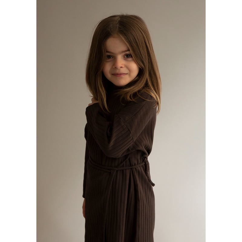 70%OFF 8-10yラスト1点 Façade Milles ribbed apron dr