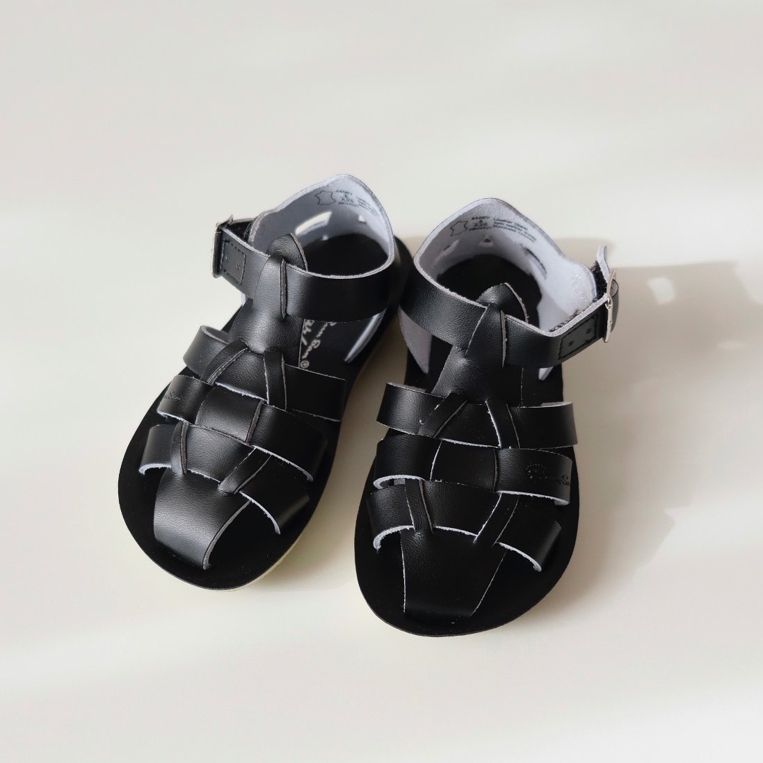 Salt-Water SANDALS SHARK Black(CH6(14cm)～CH12(1