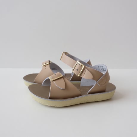 Salt-Water SANDALS SURFER Latte(CH6(14cm)CH7(15cm)CH11(18cm)CH12(19cm))