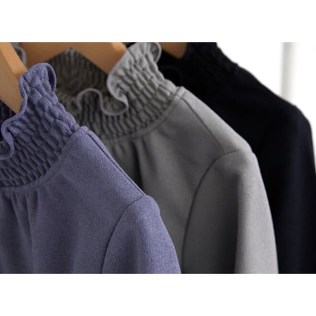70%OFF 120ラスト1点 EAST END HIGHLANDERS Amunzen Shirring Blouse Grey