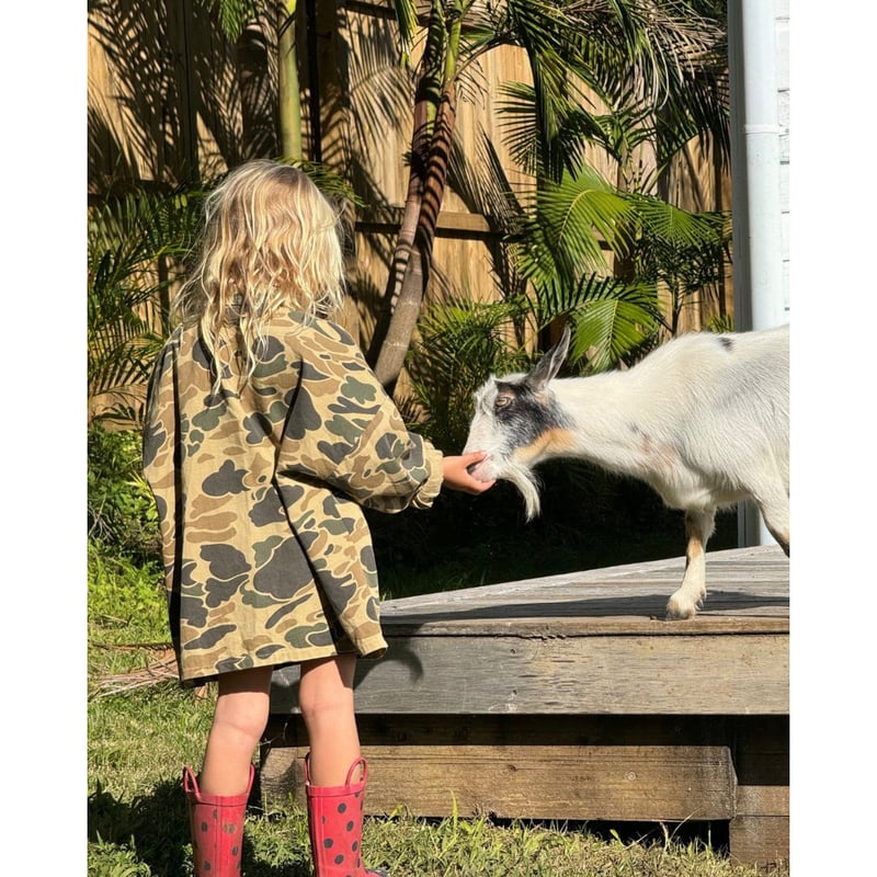 ZIGGY ZAZA troop drill jacket dune camo(2-3Y,3-