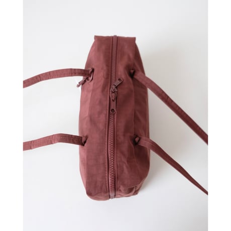 BAGGU Nylon Bowler Bag Mahogany