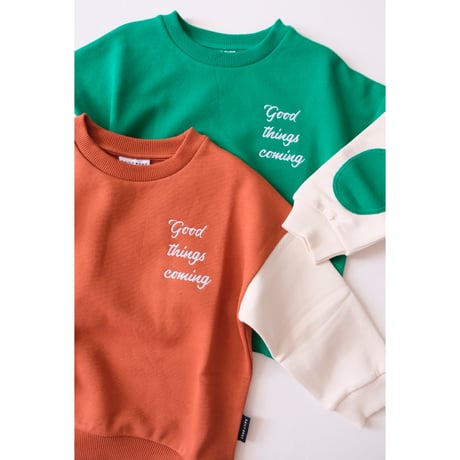 70%OFF Daily Brat GOOD THINGS COMING SWEATER GREEN(2-3Y,3-4Y)