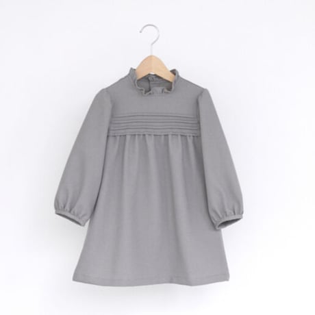 50%OFF EAST END HIGHLANDERS Amunzen Tuck Dress Grey(110,130,140)