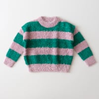 80%OFF 3-4Yラスト1点 Daily Brat TWINKLE GLITTER STRIPED SWEATER GLITTERDUST