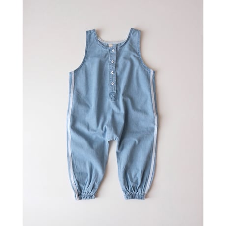 Twin Collective Ozzie Overall - Side Stripe Blue(3y(2-3),4y)