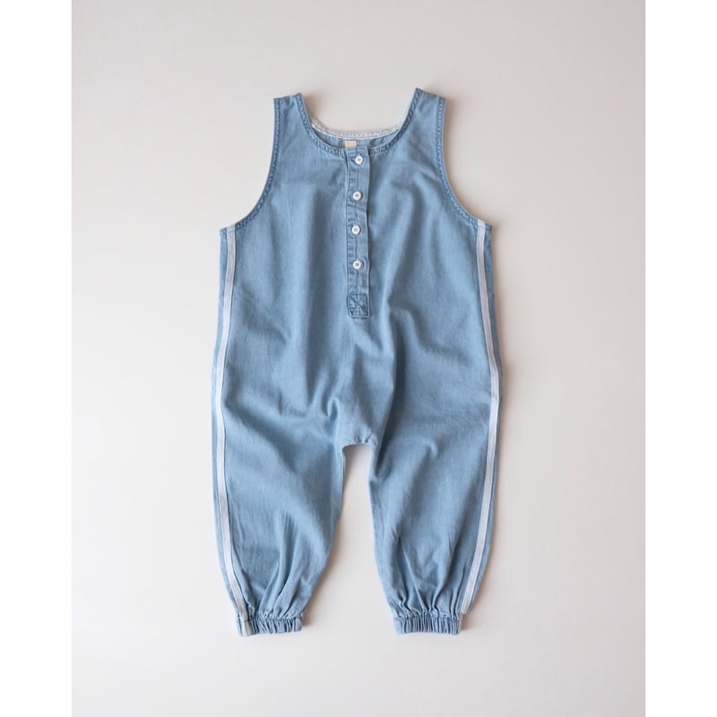 Twin Collective Ozzie Overall - Side Stripe Blu