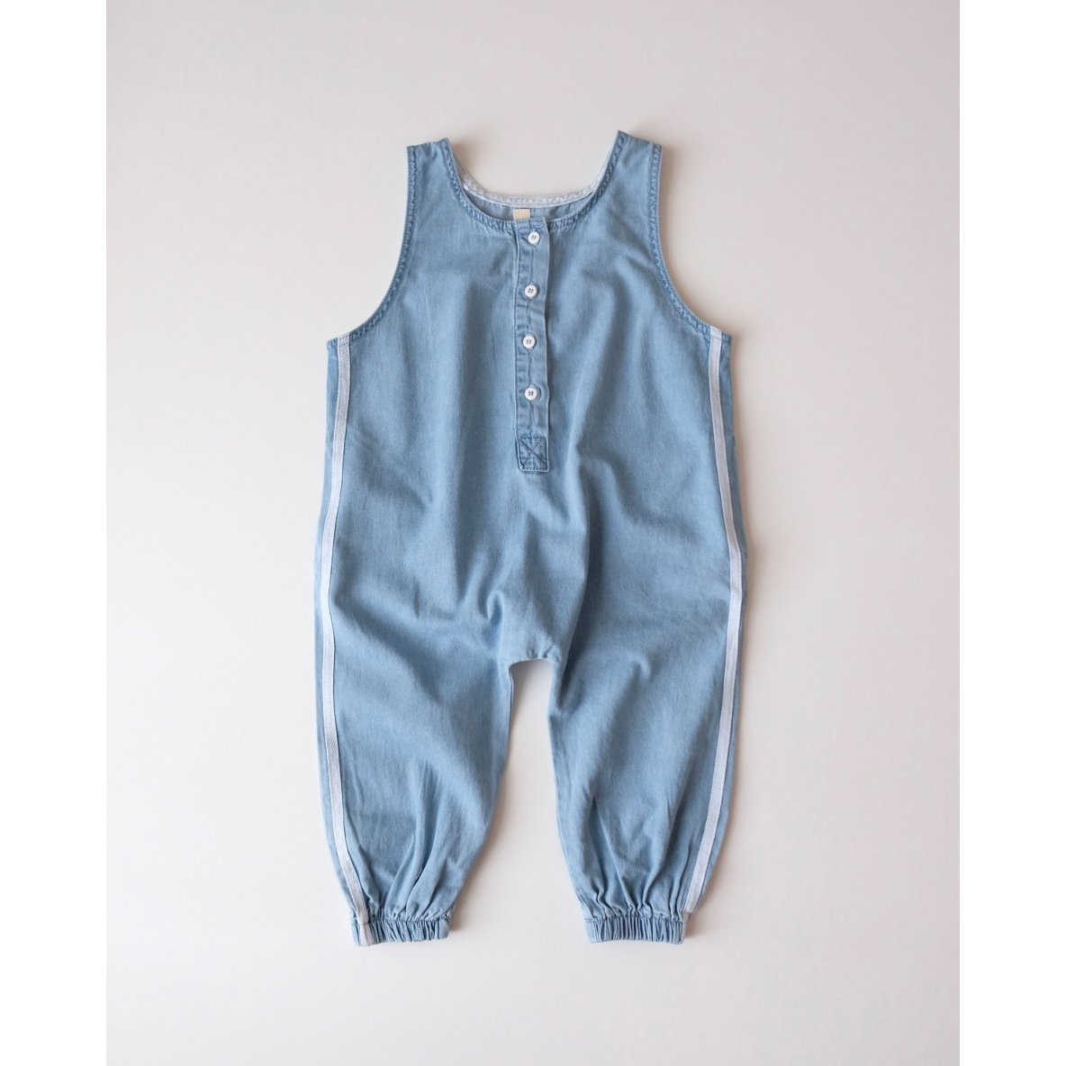 Twin Collective Ozzie Overall - Side Stripe Blu