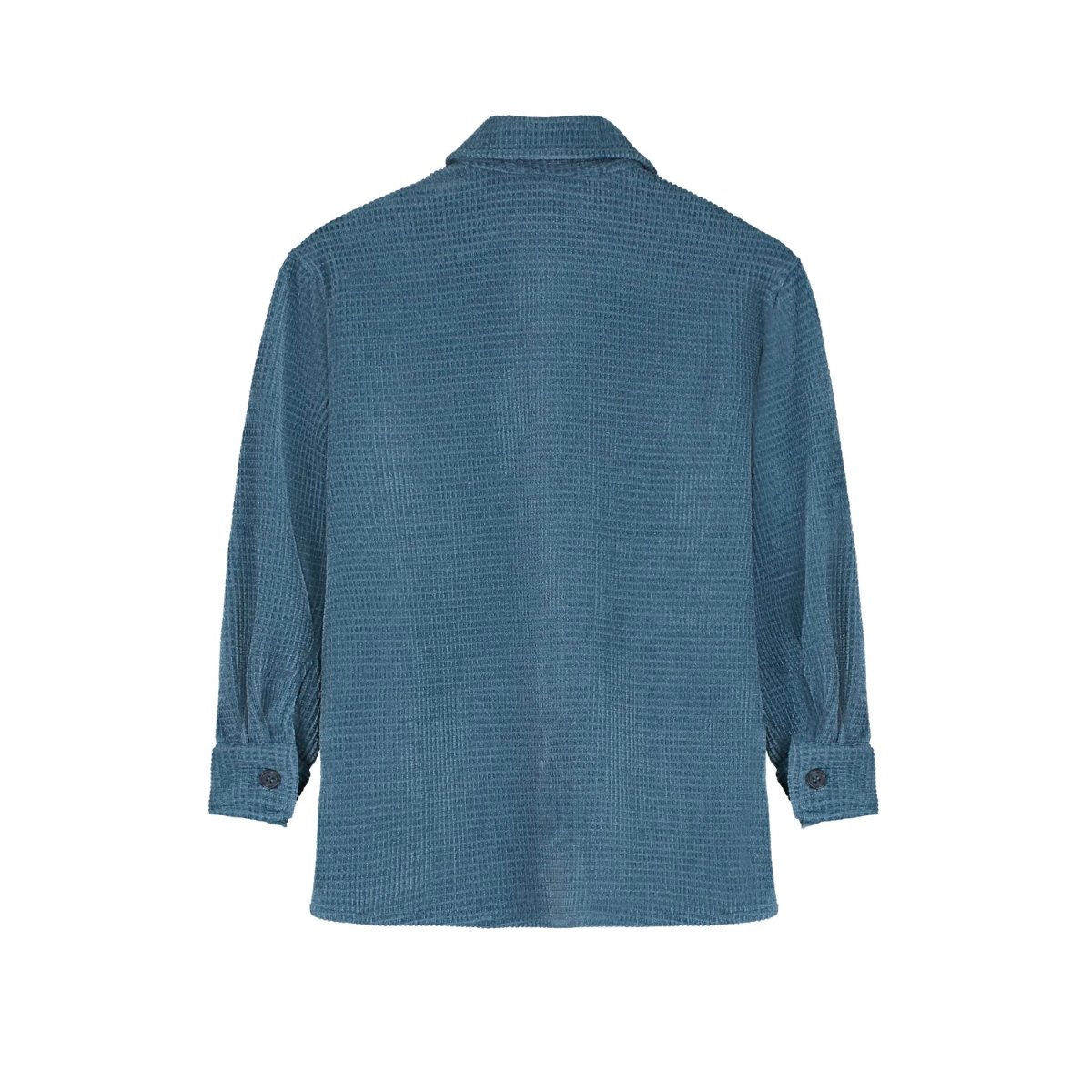 MAISON MANGOSTAN CHENILLE SHIRT BLUE(6Y,8Y,10Y)