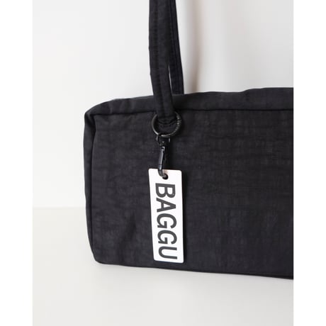BAGGU Nylon Bowler Bag Black