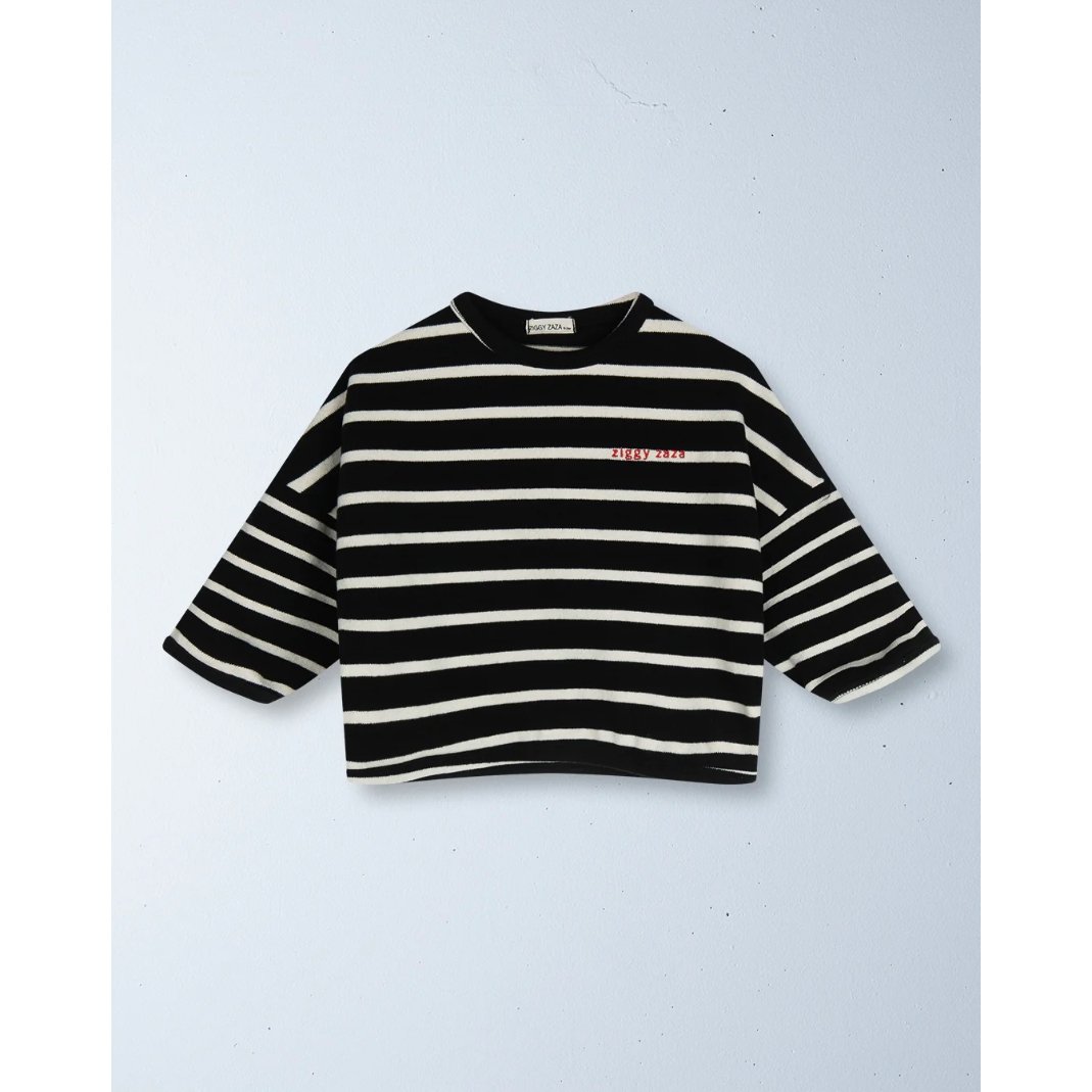 ZIGGY ZAZA row row pullover jet stripe | UNO ba