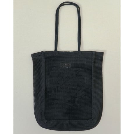 Nananita ROSE CROCHET BAG - BLACK