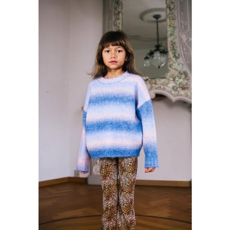50%OFF 3-4Yラスト1点 Daily Brat RAINBOW CASCADE KNITTED SWEATER HARMONY