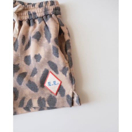 18-24Mラスト1点 EXTRA-EXTRA Terry Shorts Leopard