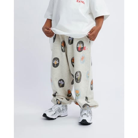 50%OFF EXTRA-EXTRA Anti Floral Classic Trackpant Grey Marle(12-18M,18-24M)