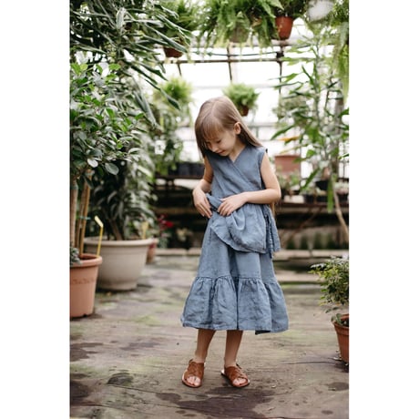 50%OFF LA PETITE ALICE Linen Skirt Amie(92-98,98-104)