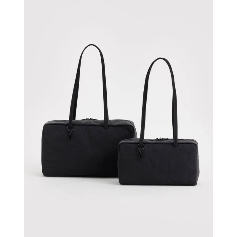 ラスト1点 BAGGU Medium Nylon Bowler Bag Black | UNO