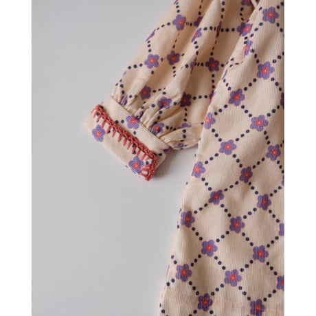 50%OFF 6Yラスト1点 hello Simone Martha dress Floral check