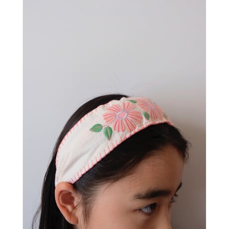 50%OFF ラスト1点 Gingersnaps Girls Alina Headband With Flower Embroideries