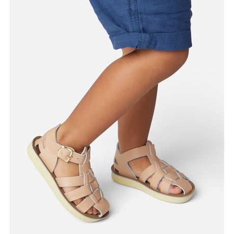 Salt-Water SANDALS SHARK Latte(CH8(15.5cm))