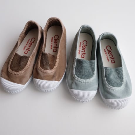 Cienta SLIP-ON SHOES ムラ染め(全2色/21(12.5cm)22(13cm))