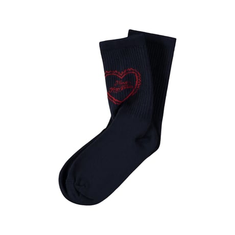 50%OFF MAISON MANGOSTAN I LOVE SOCK NAVY(25-27)