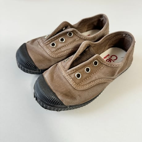 Cienta DECK SHOES beige/ムラ染め N70777(26(16cm),29(18cm)～31(19cm),33(20.5cm)～36(22.5cm))