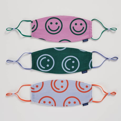 70%OFF BAGGU FABRIC MASK SET LOOP HAPPY