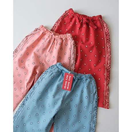 2-3Yラスト1点 Rory George Bandana Pant - Red