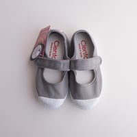 Cienta VELCRO ONE STRAP SHOES gris/dyed(21(12.5cm)22(13cm))