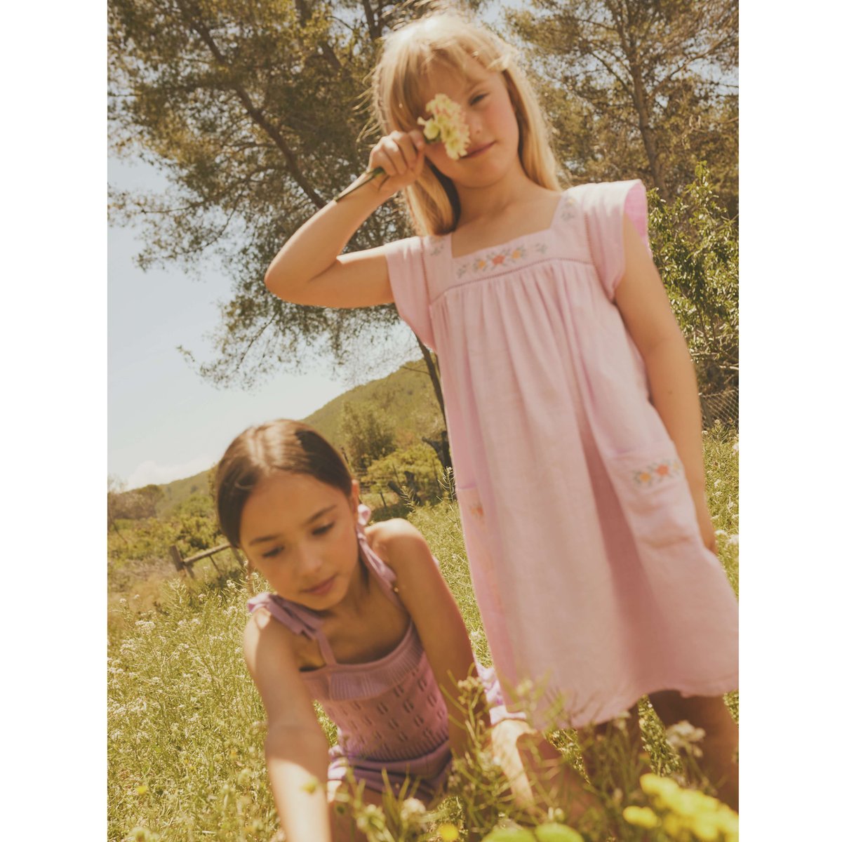 50%OFF Tocoto Vintage FLOWER EMBROIDERED DRESS