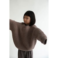 80%OFF Façade NUAGE KNITTED SWEATER - BROWN MIX(2y.3y)