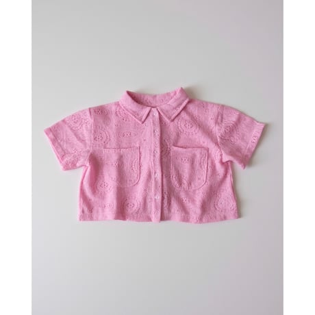 70%OFF 104-110ラスト1点 COS I SAID SO LACE CROCHET SHIRT