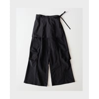 ANORAK WRAP PANTS BLACK