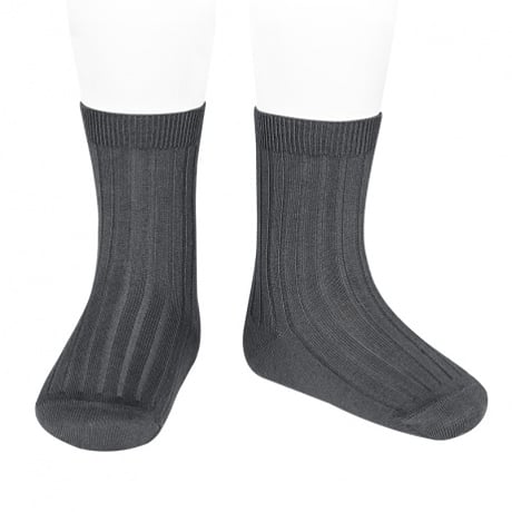50%OFF Condor Rib Short Socks Antracita(290)(2(11.5-13.5cm))